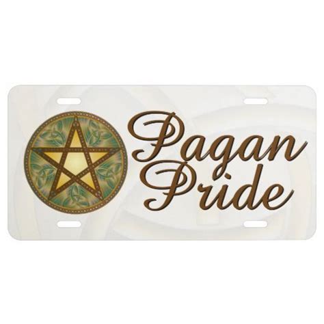 Pagan license plate frame